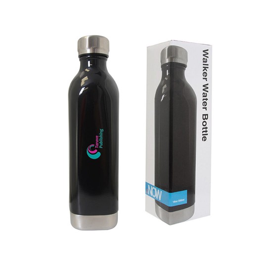 Bouteille Walker acier inoxydable carrée (600 ml)