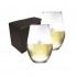 Ensemble cadeau de 2 verres à vin sans pied