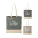 Sac fourre-tout en coton recyclé, 2 tons