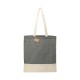 Sac fourre-tout en coton recyclé, 2 tons