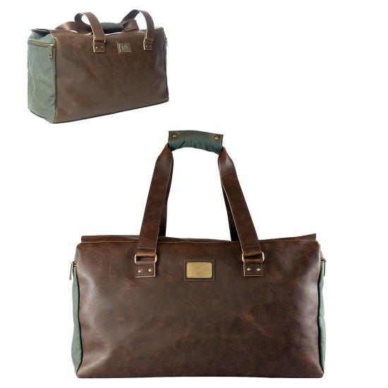 Sac de voyage DANVILLE en cuir végétalien 35 L