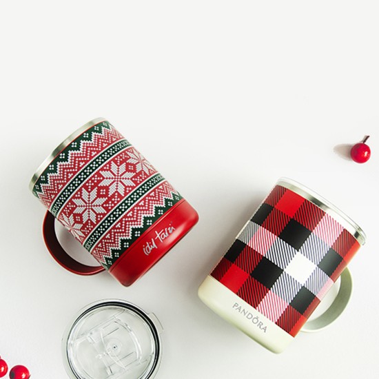 Tasse de voyage Asobu Ultimate des Fêtes (Céramique à l'intérieur)