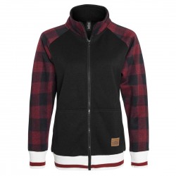 Veston manches raglan carrelées - Femme