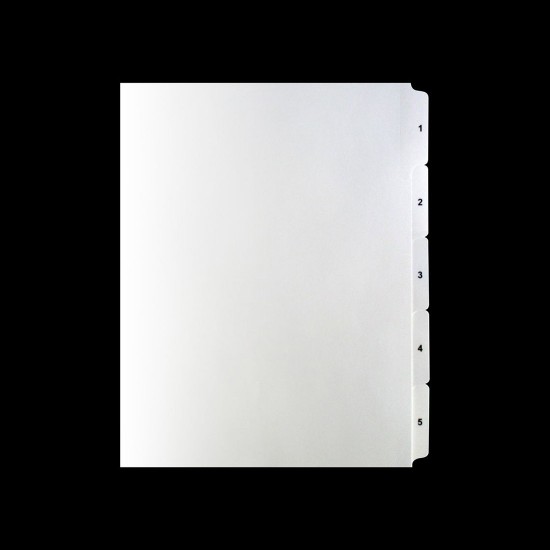 Ensemble intercallaires chiffres 1 à 5